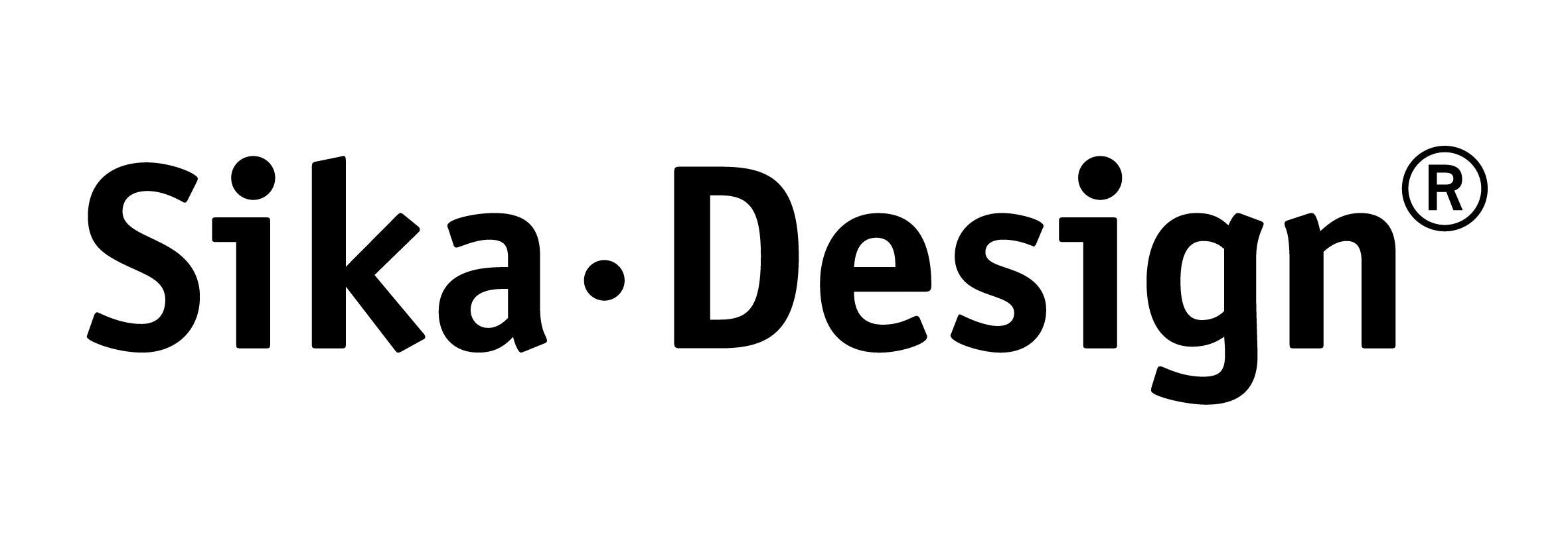 Sika Design sort på hvid