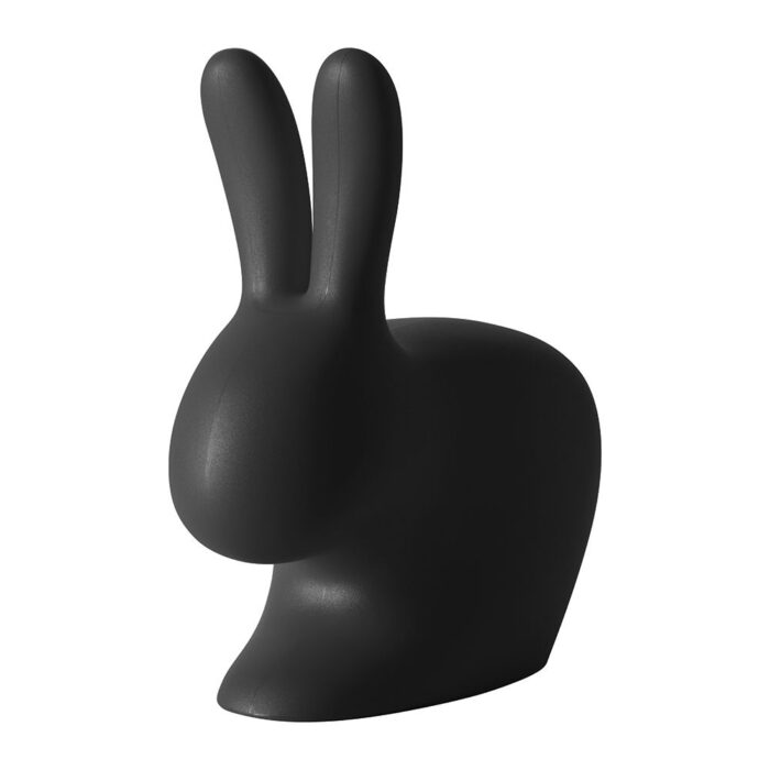 RABBIT CHAIR Noir - QEEBOO